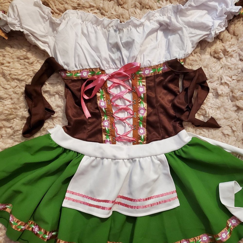 Gretchen Bar Maid Costume M Oktoberfest Costume